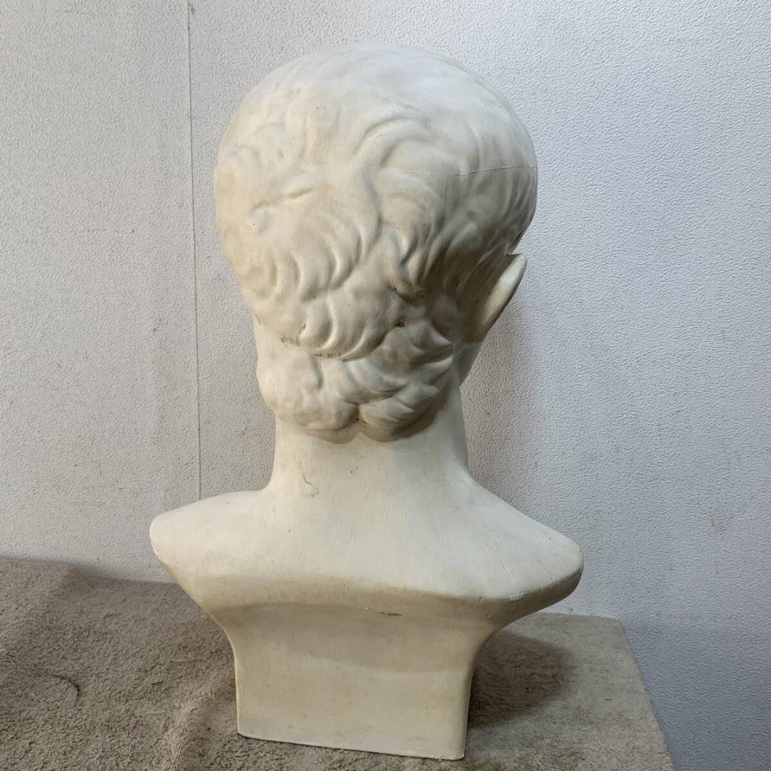 石膏像　ブルータス　デッサン用　美術　首像　置物　XZ4034