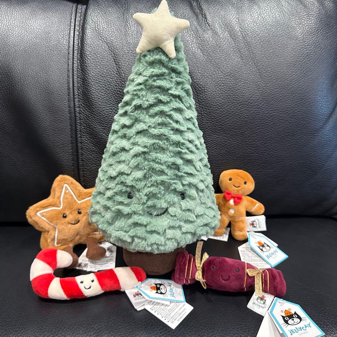  クリスマス6点　ぬいぐるみ　セット売り