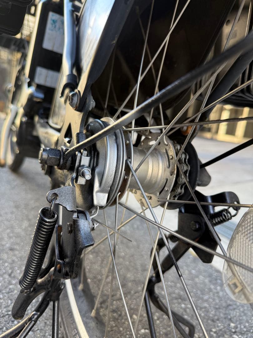 大阪府　子供乗せ　ヤマハ　電動自転車チャイルドシート付き