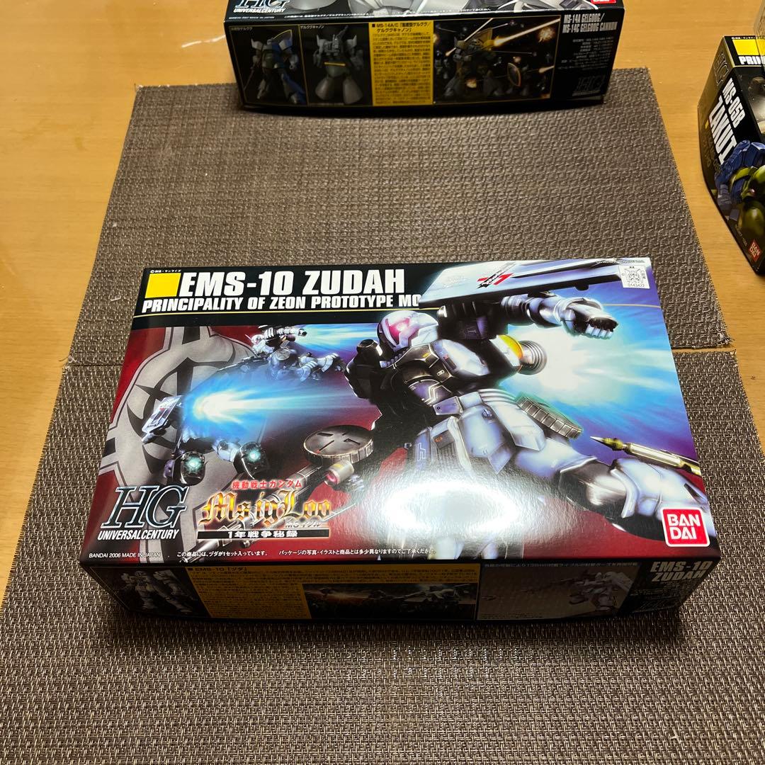 HG MS-14A ゲルググ/MS-05Bザクl/MS-07Bグフ セットセット