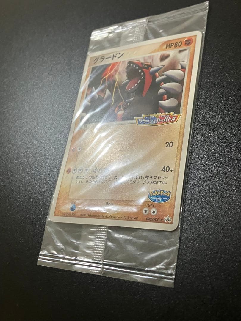 ポケモンカード ポケパーク グラードン 未開封 プロモ Groudon