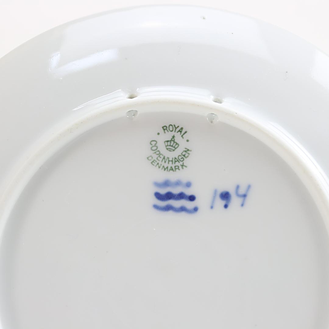 1924年 「クリスマスの夜の帆前船」 イヤープレート ロイヤルコペンハーゲン