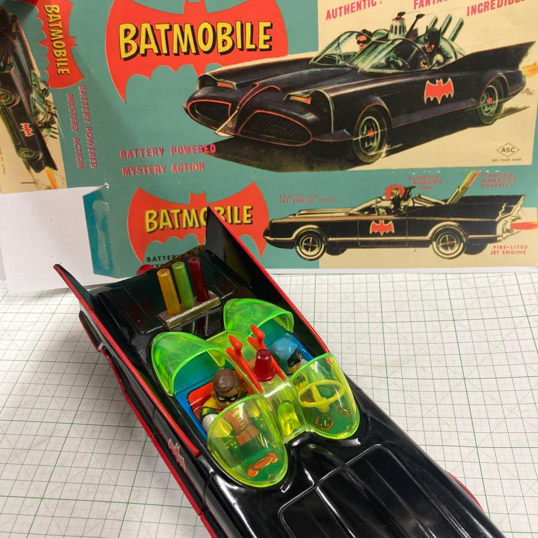 1960年代アオシン製の初期の珍しい黒の バットマンかー黒は！殆ど出てきません