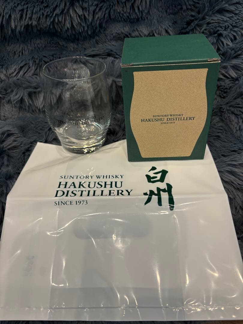 白州蒸留所限定ウイスキー180ml 4本+グラスセット