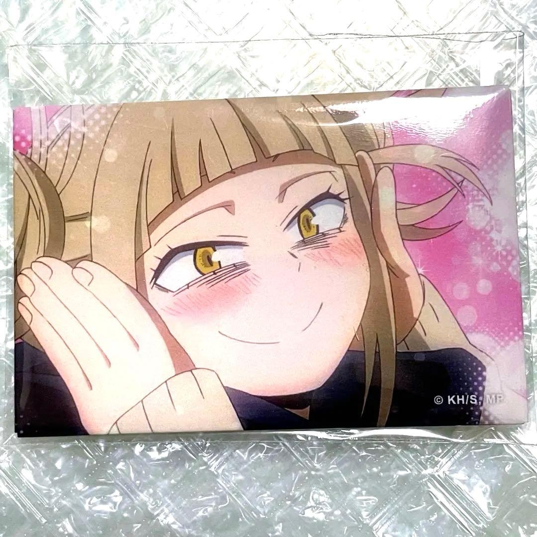 【希少】ヒロアカ東京駅 ヒーロープラザ 場面写 スクエア缶バッジ トガヒミコ