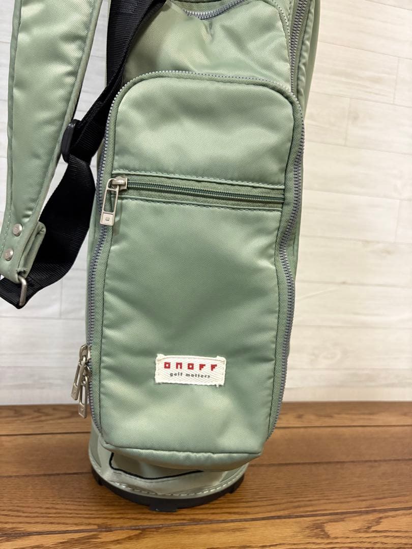★オノフ ★ONOFF キャディバッグ モスグリーン軽量 ７型 ➕アイアンカバー
