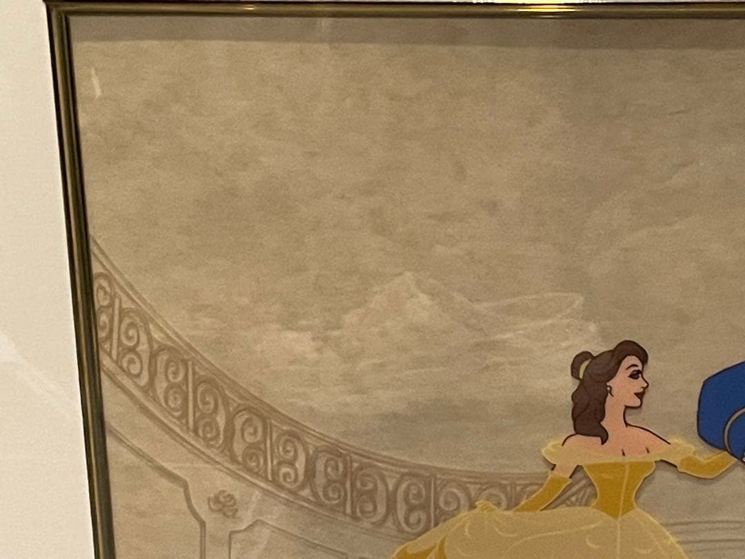 Disney 美女と野獣　セル画　美品　アンティーク　限定