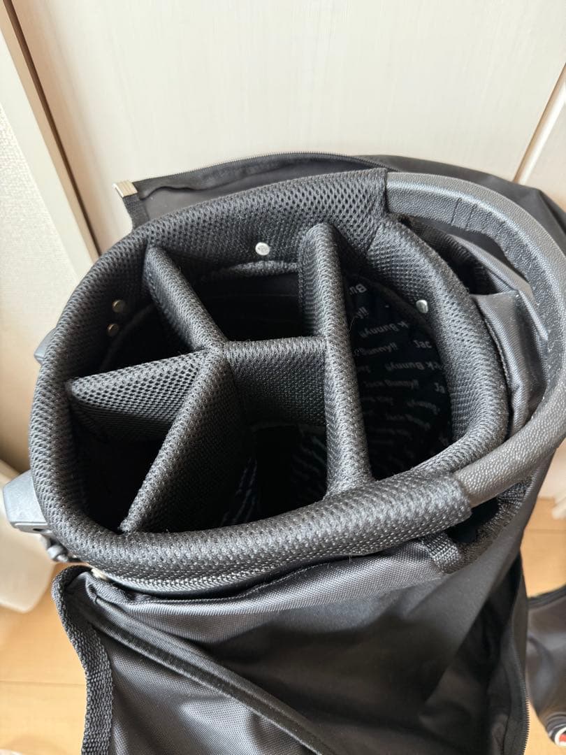 【極美品】JACK BUNNY スタンド式キャディバッグ ブラック