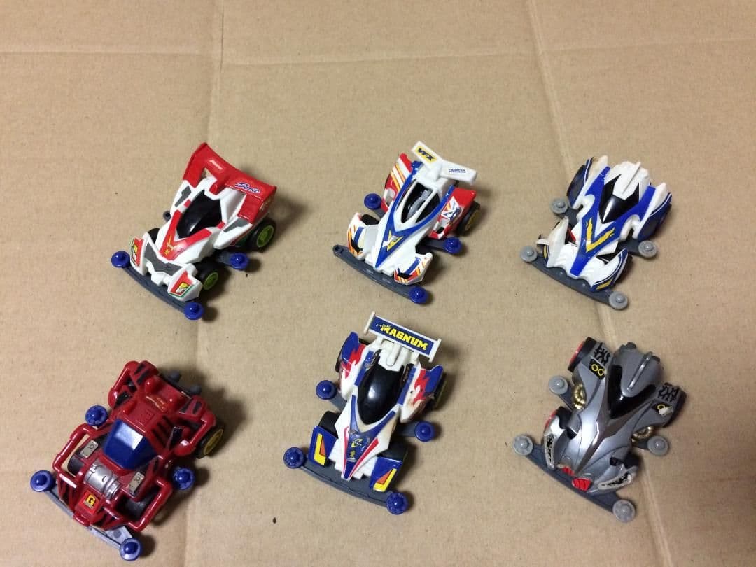 チビヨン11台+5台 ミニ四駆プルバックミニカーセット