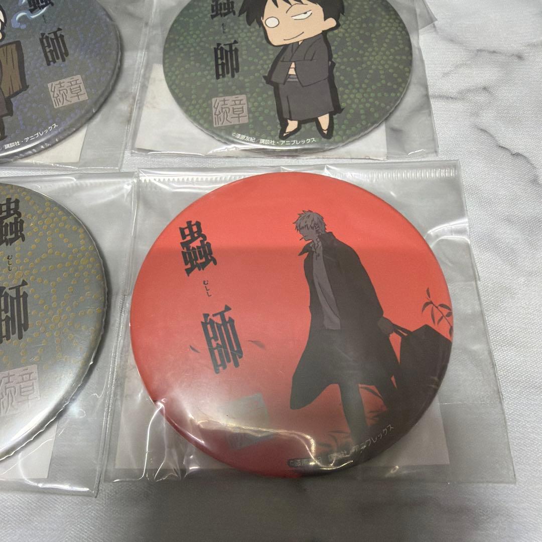 蟲師　缶バッジ　アニメガ　ギンコ 化野