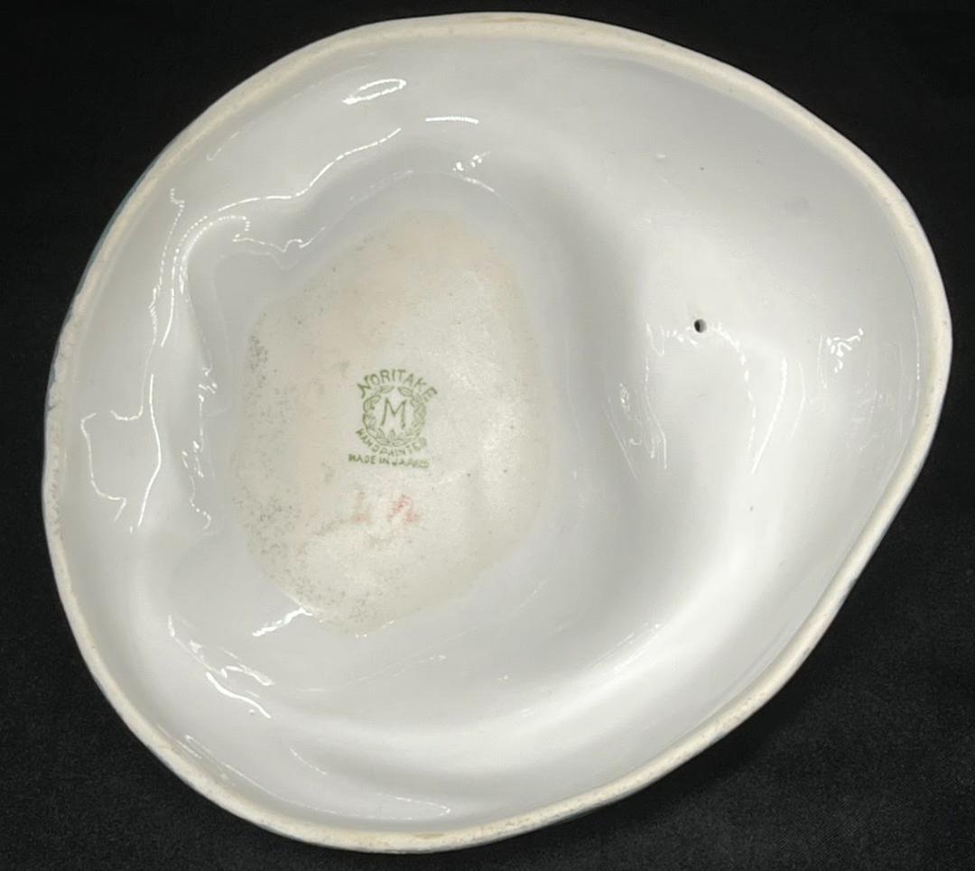 オールドノリタケ デコレディ ラスター彩 小物入れ 灰皿 アールデコ 婦人