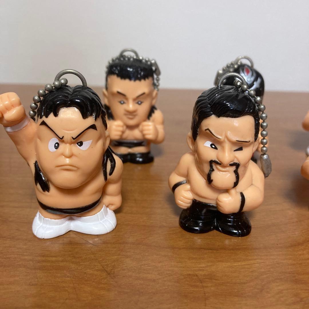 新日本プロレス ソフビ キーホルダー レスラー 10体セット
