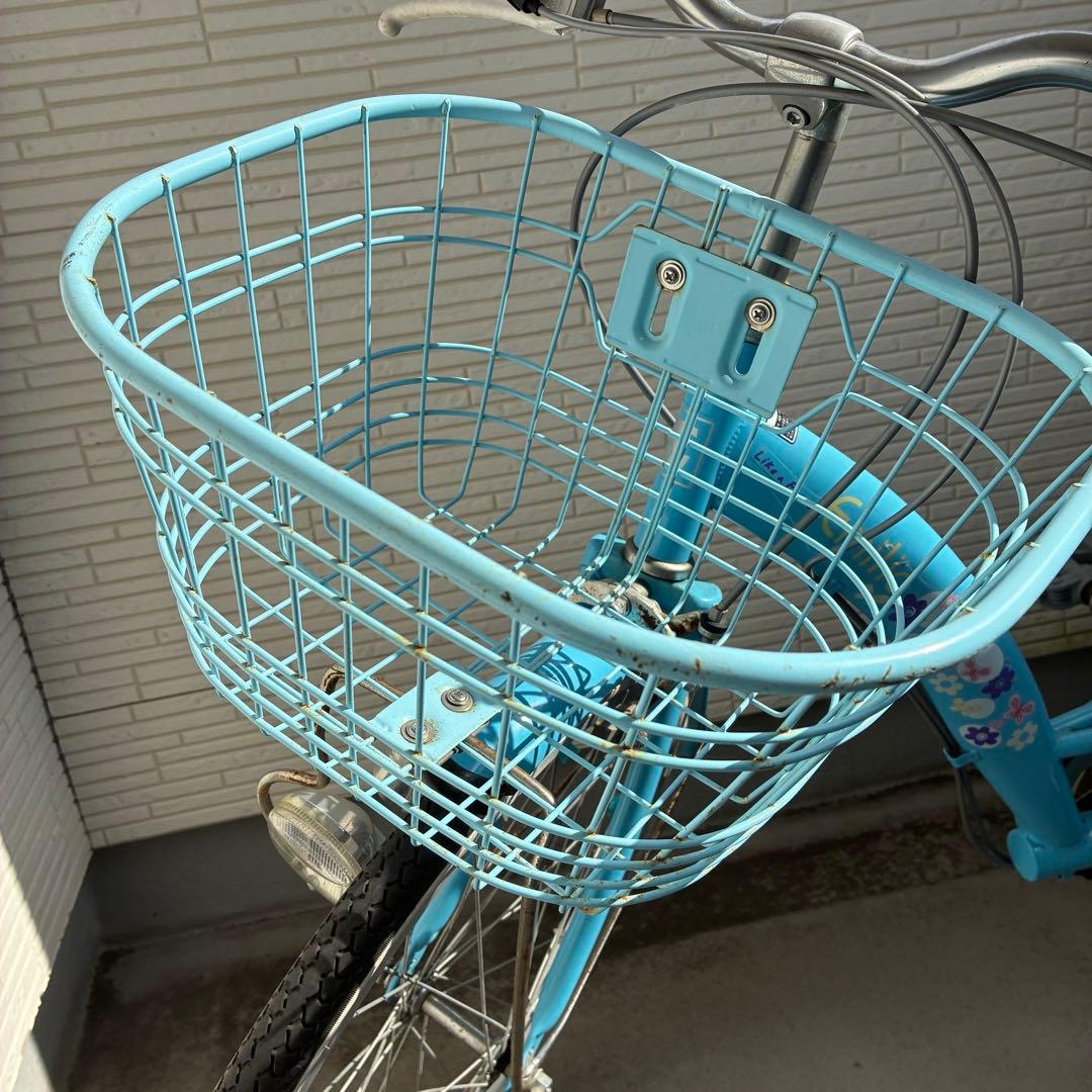 女の子用自転車 22インチ シマノ製6段変速 EM226 パステルブルー