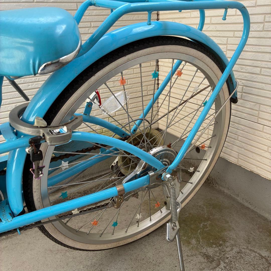 女の子用自転車 22インチ シマノ製6段変速 EM226 パステルブルー