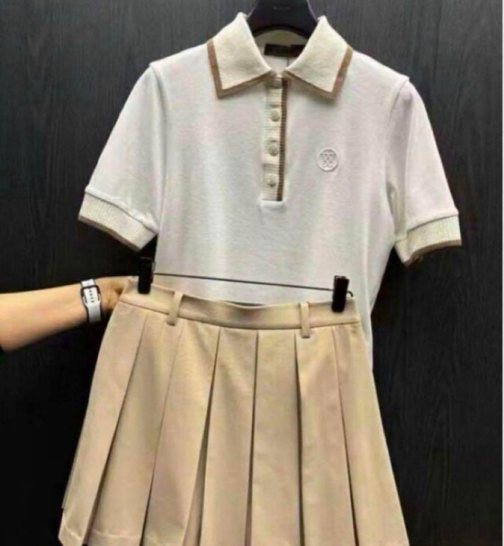 Malbon 黒 シャツとショートパンツセット ゴルフウェア マルボン