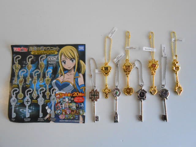 ♯Iyt14ALFAIRY TAIL星霊の鍵マスコットSPエディション8種