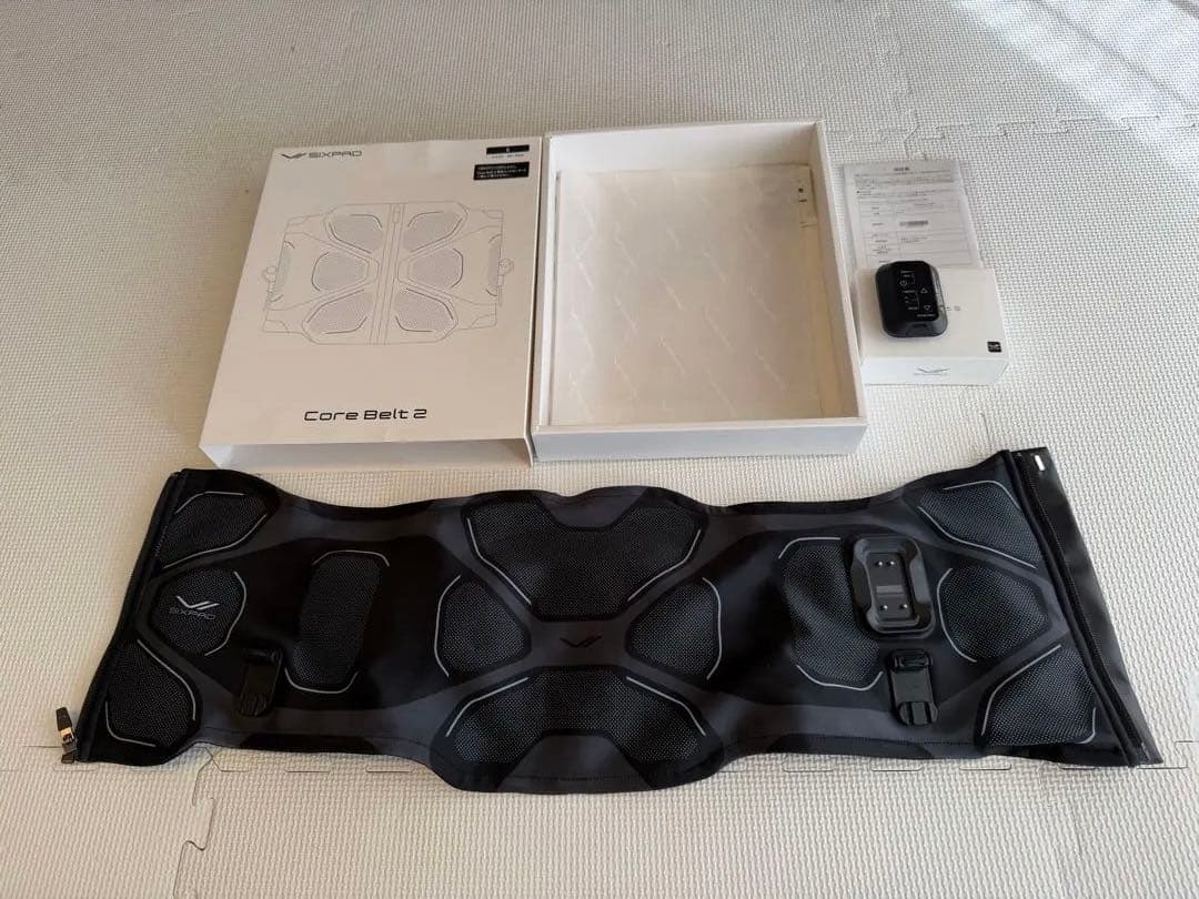 新品同様試用のみ！SIXPAD Core Belt 2 ブラック　サイズS