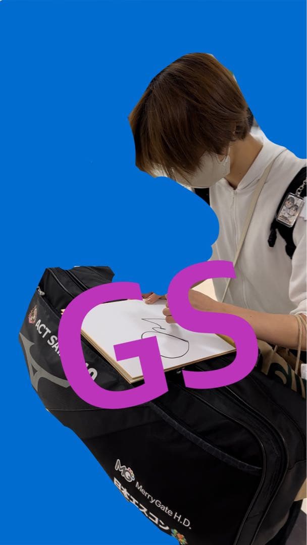 バドミントン 田口真彩 直筆サイン色紙 オリンピック 渡辺勇大 志田千陽