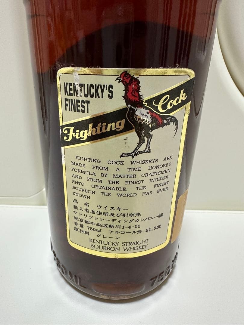 貴重品　ファイティングコック 15年 1本