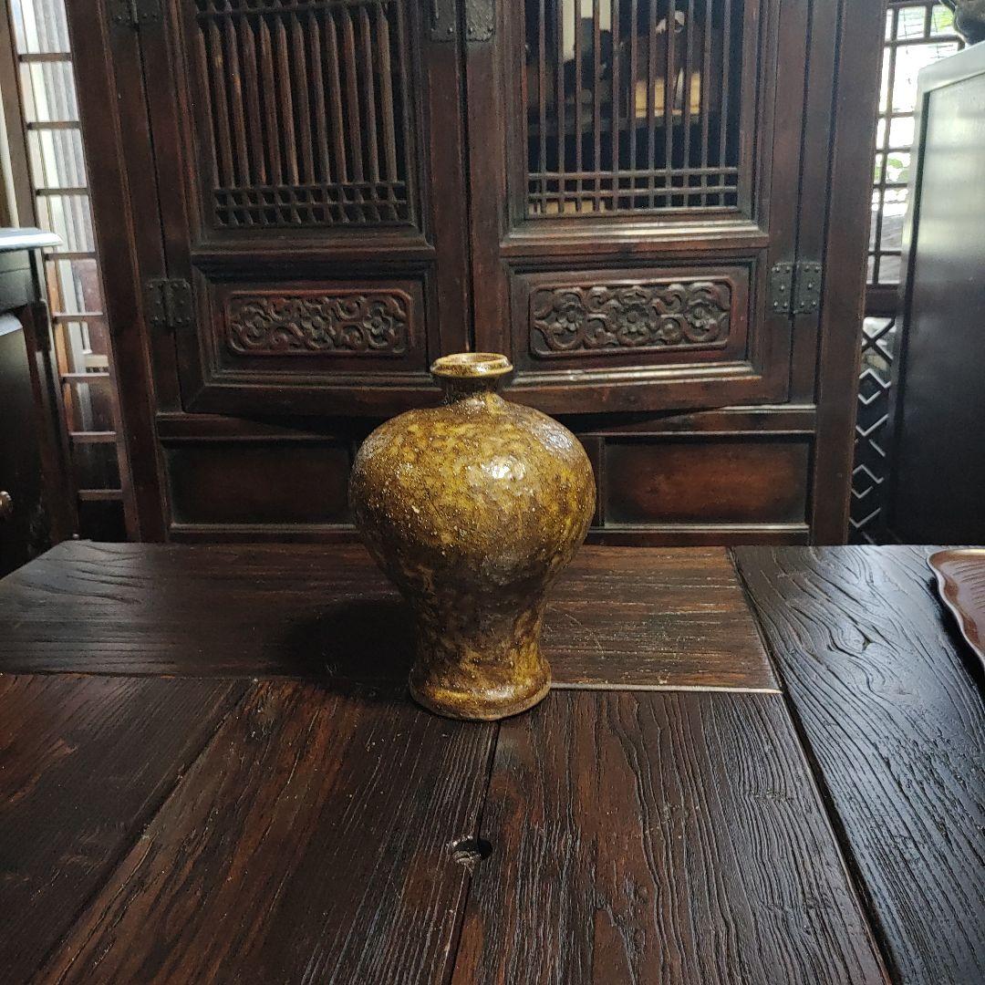 古瀬戸　永仁瓶子　時代不明 名家所蔵品　逸品