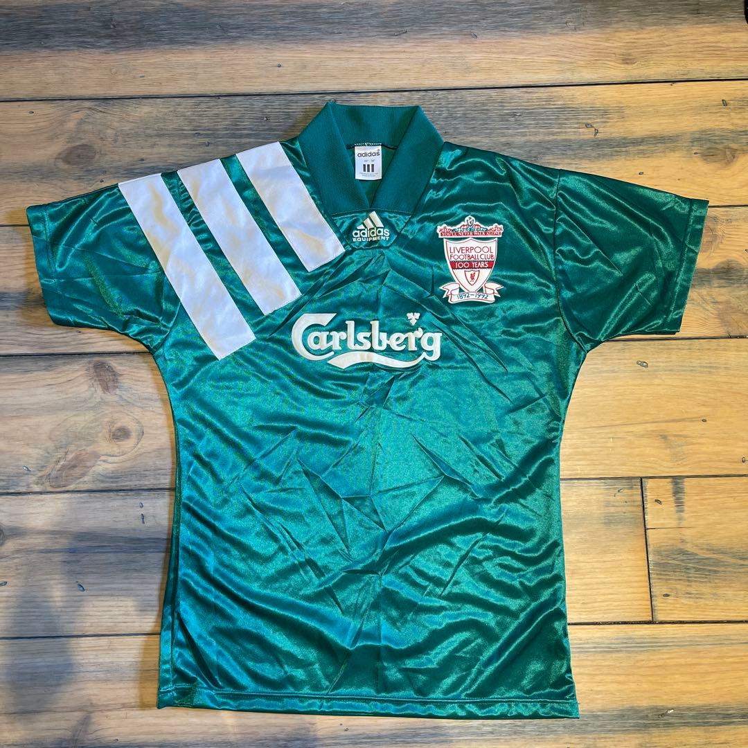 超美品 リバプールFC 100周年 アディダス シャツ　(UK34-36サイズ）