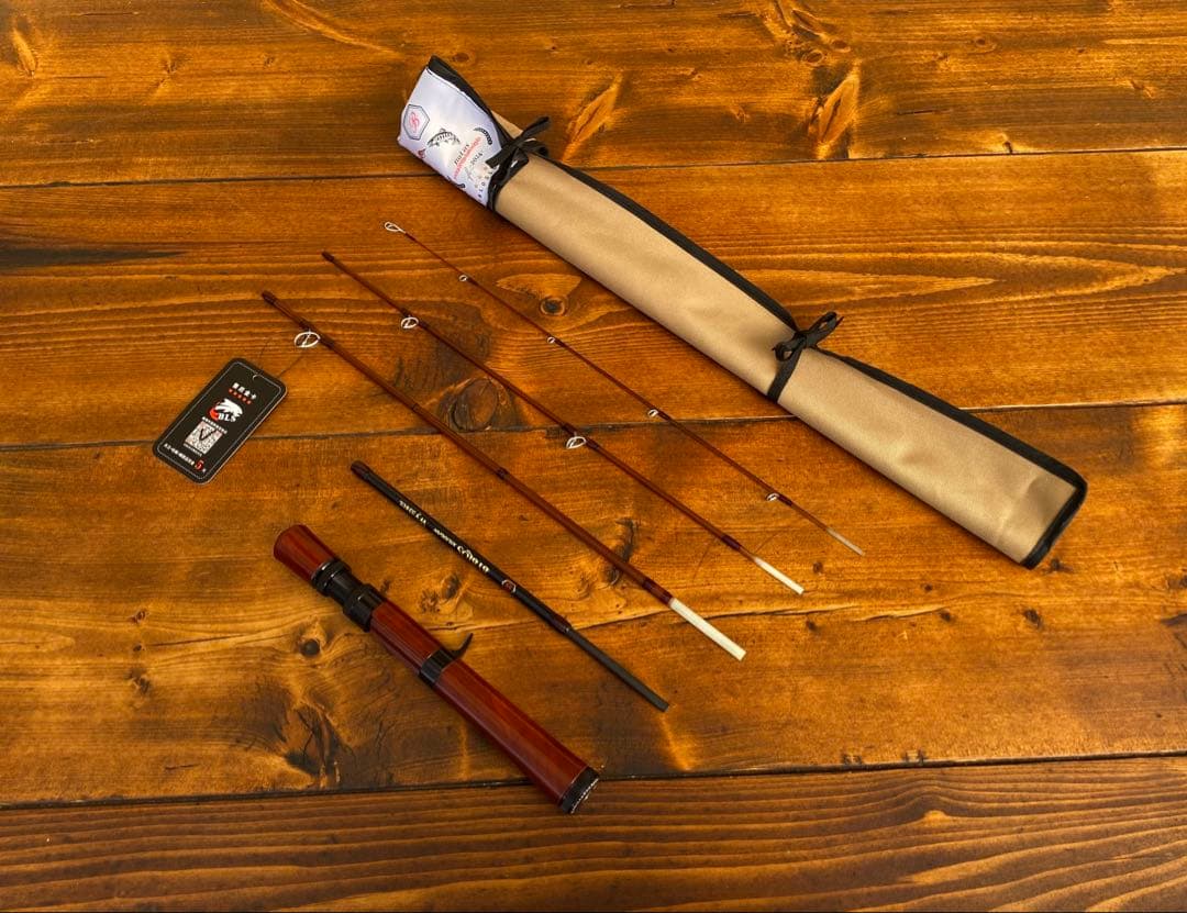 トラウトロッド　クリアブラウン　渓流釣り　ベイトロッド　山女魚　4ft〜5ft