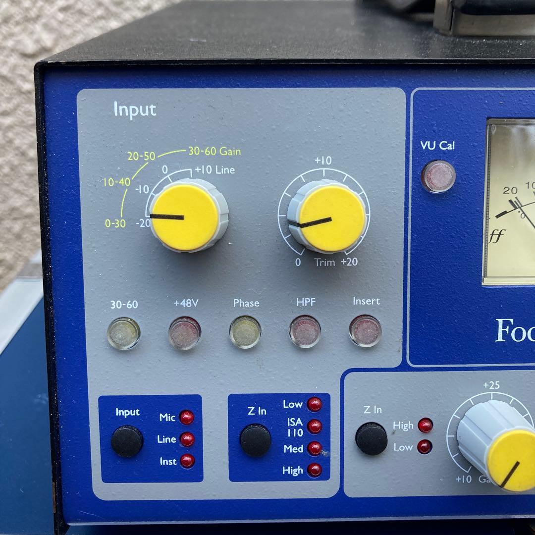 通電OK ハードケース付 Focusrite ISA One マイクプリアンプ