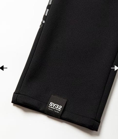 SY32 上下セットアップ Sサイズ 定価￥61,600 黒 パーカー 新品