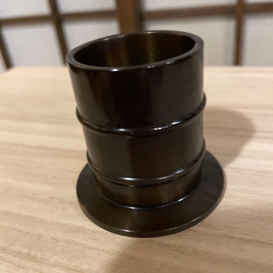 茶道具 鋳造師『金谷浄雲』(造)の利休型【唐銅 皆具】共箱　※美品