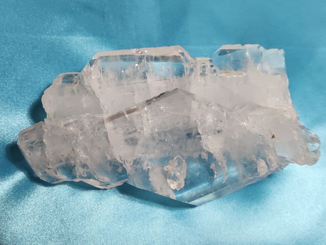 パワーストーン　天然石　ファーデン水晶　原石　203g　No.210