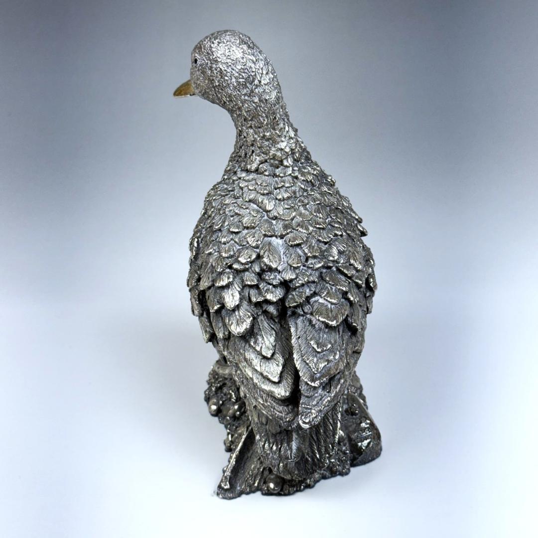 カントリーアーティスト スターリングシルバー アヒル 635g 英国 純銀張り