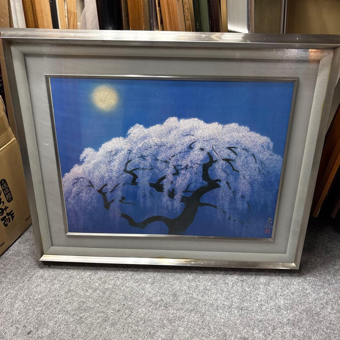 絵画　額縁　複製画　ガラス