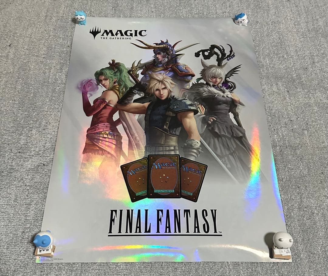 MTG FF foil ポスター 6枚 セット ファイナルファンタジー