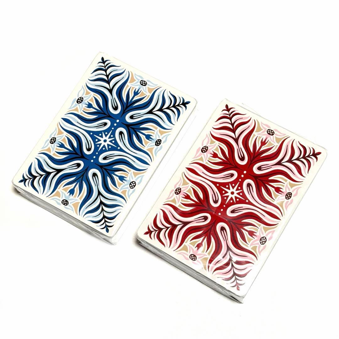 HERMES トランプセット 青 赤 2デッキ 美品 未開封 箱付き