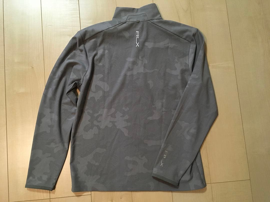 ラルフローレン RLX GOLF ジップアップ プルオーバー M グレーカモ