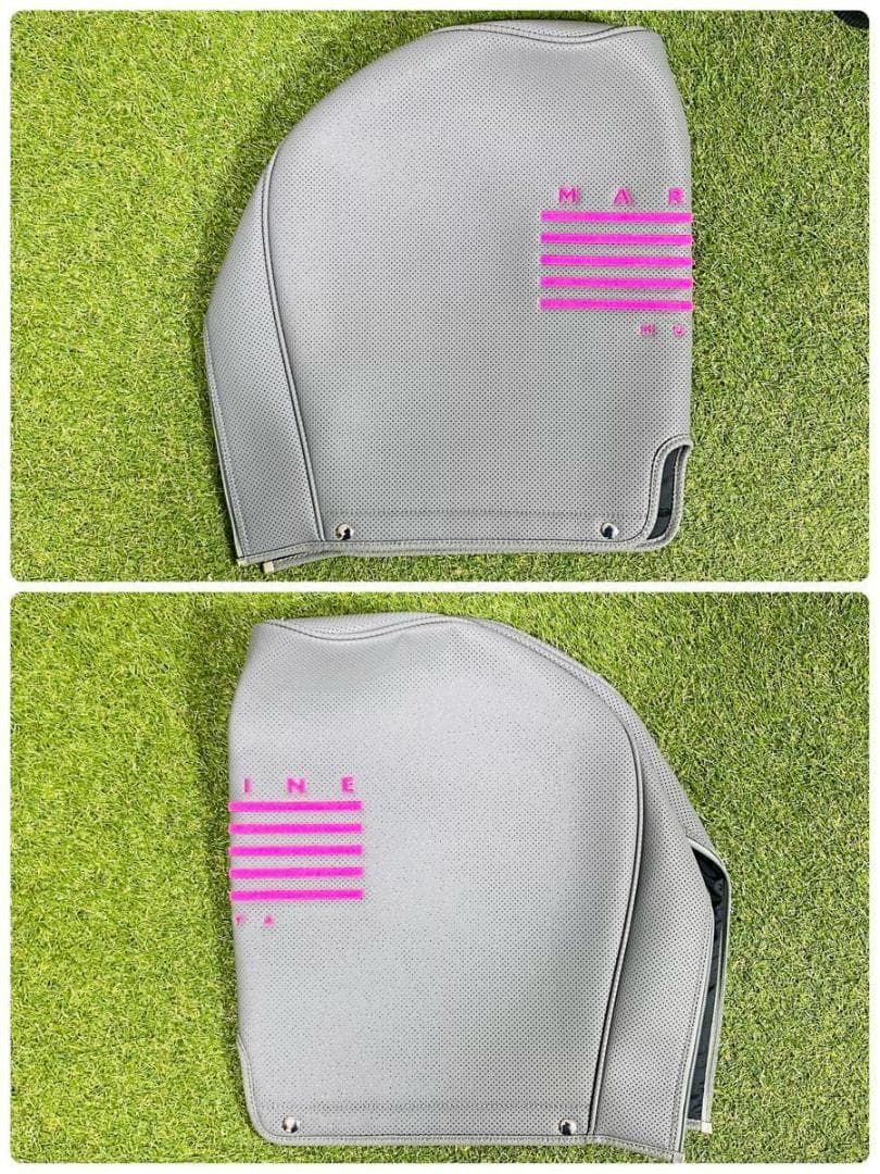 【完売モデル】未使用保管品 ムータマリン エシカルレザー キャディバッグ