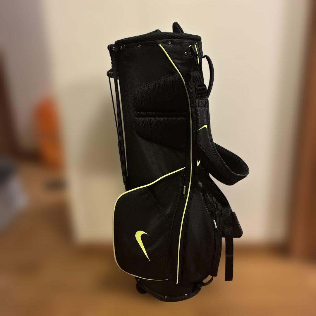 NIKE GOLF キャディバッグ ゴルフバッグ　ブラック/イエロー　国内非売品