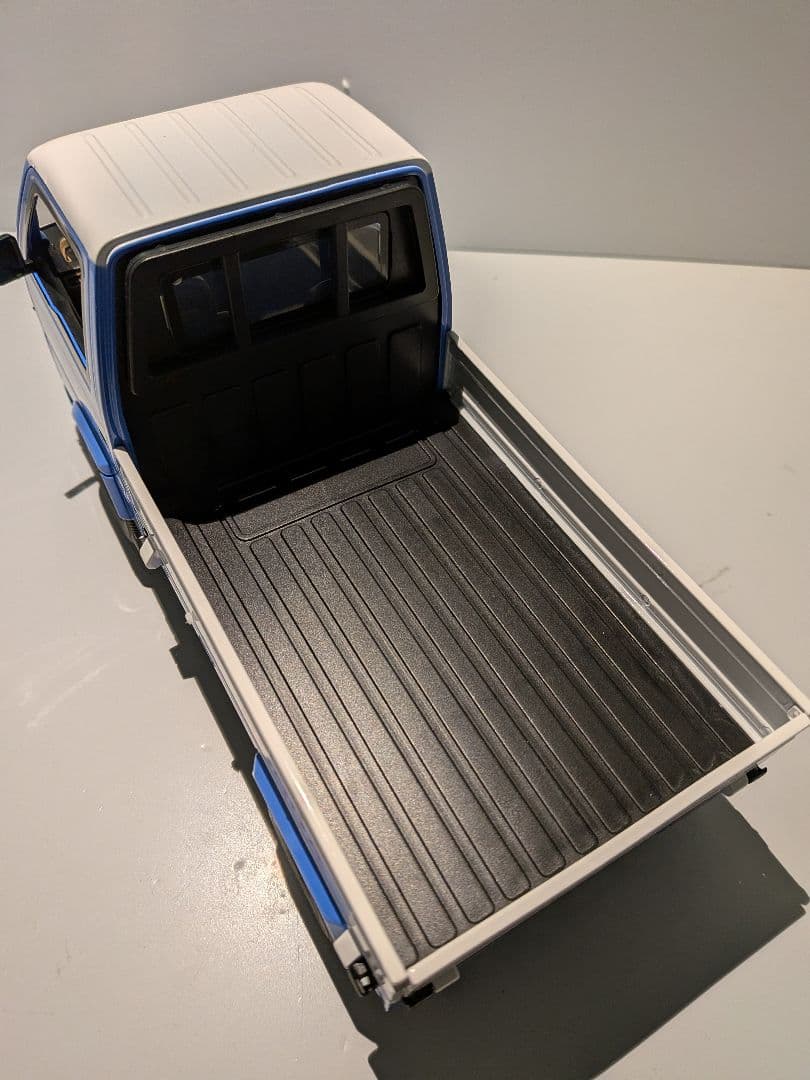 ​ホンダ アクティ 1/15 ミニカー 青/白 軽トラ 点灯 サウンド 検品済