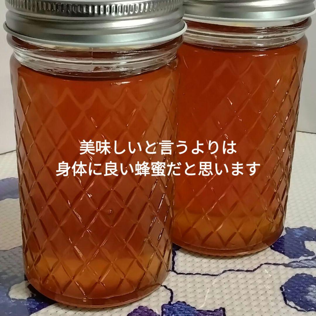 日本ミツバチ 日本蜜蜂　自然界天然の生ハチミツ400g2本　はちみつ　蜂蜜2年物