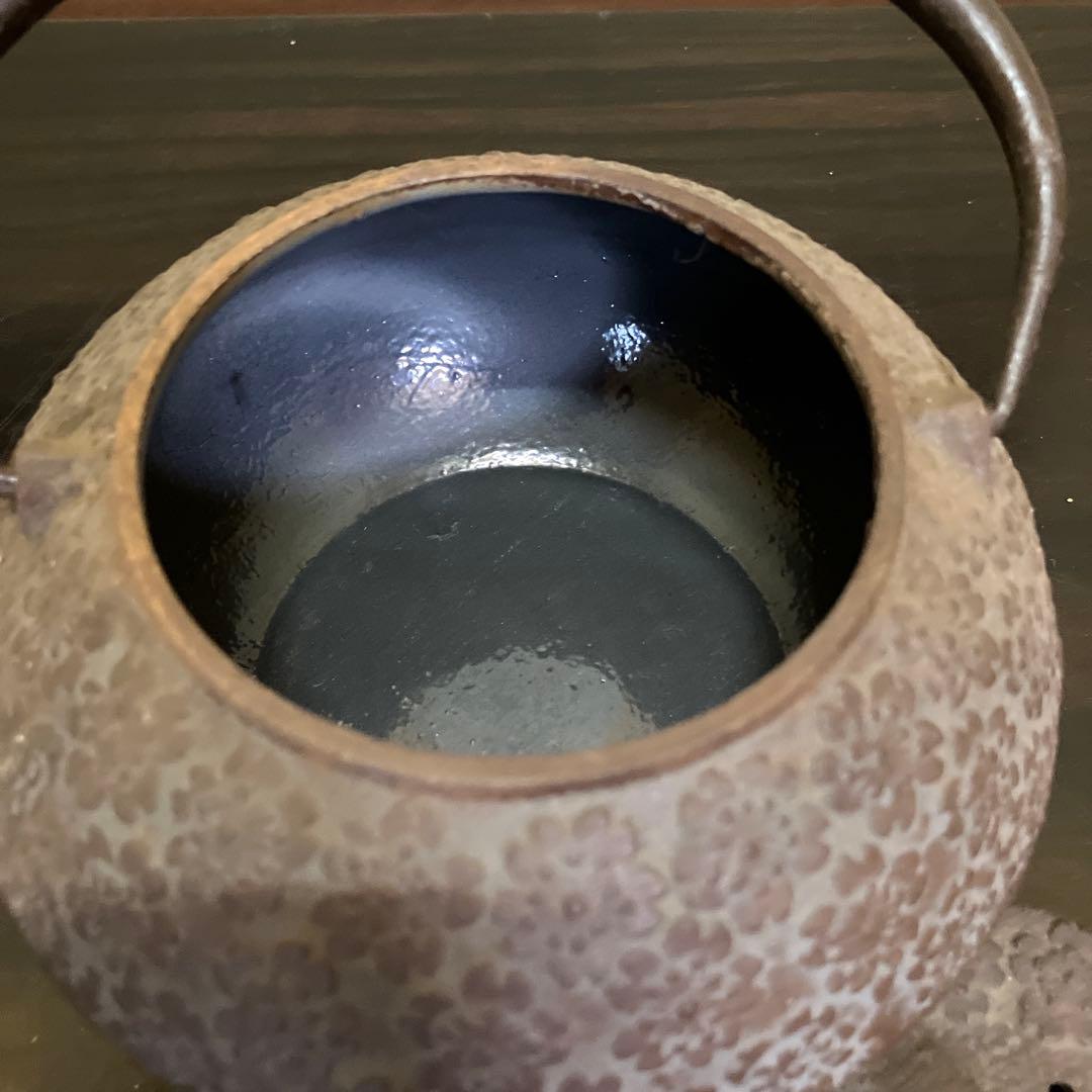 鉄瓶　急須　茶器　日本茶　茶道　桜