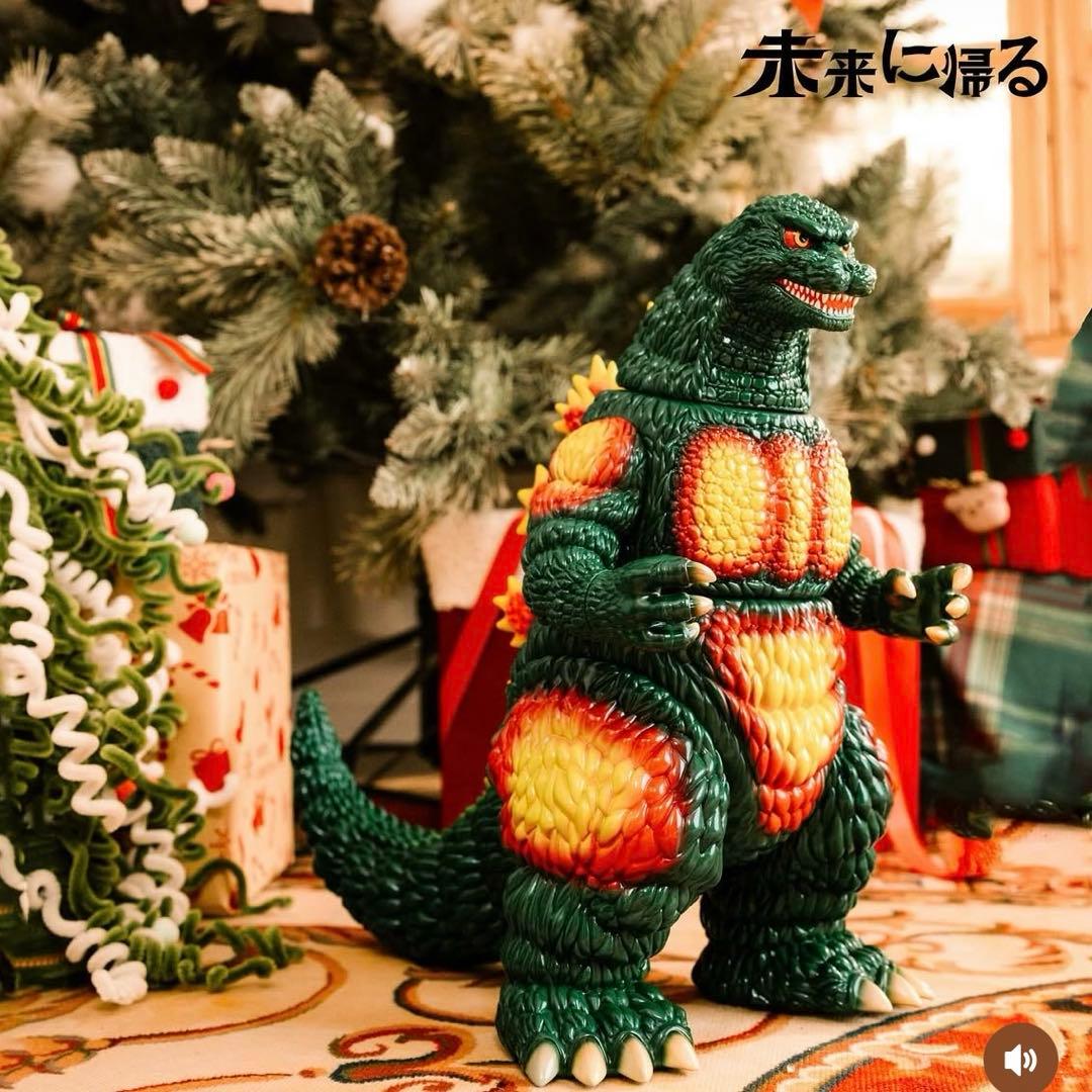 未来に帰る 新作 バーニング ゴジラ1995 35cm デスゴジ 新品未開封