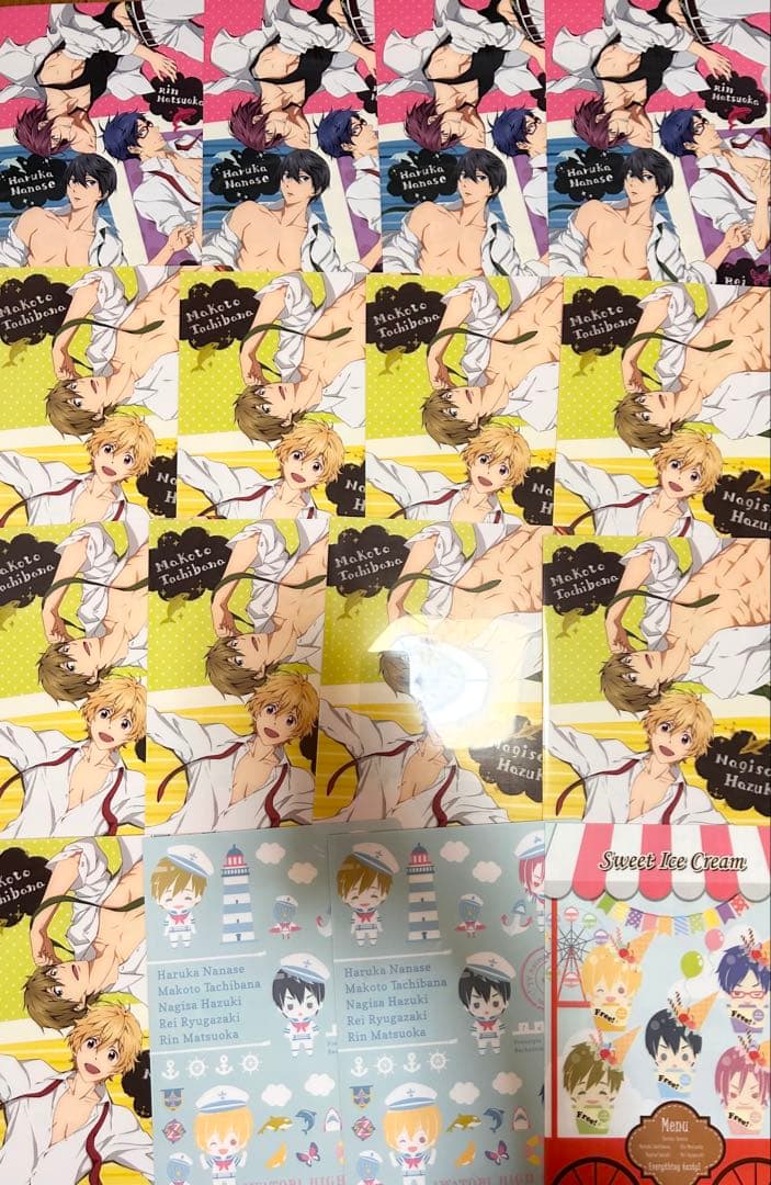 Free! ポストカード 三菱UFJ銀行 VISAデビット 松岡凛