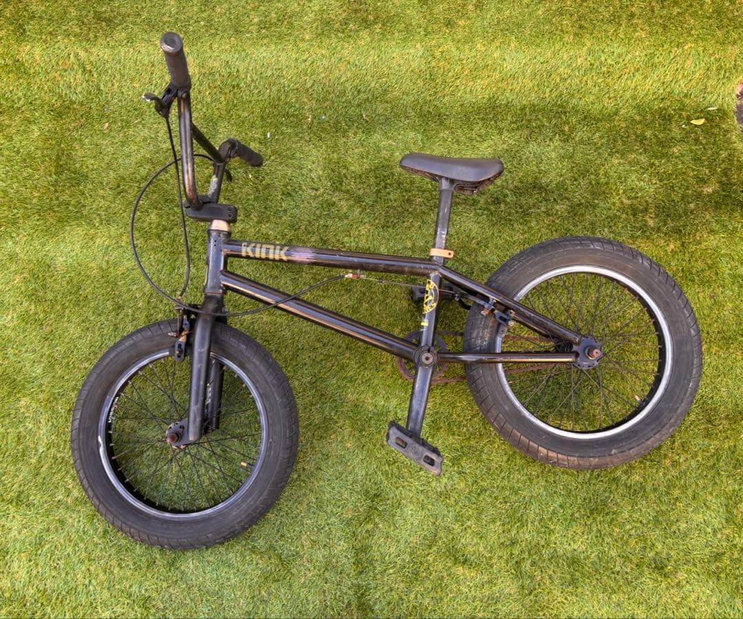 【直接引き取り】BMX KINK 16インチ 子供用 ブラック