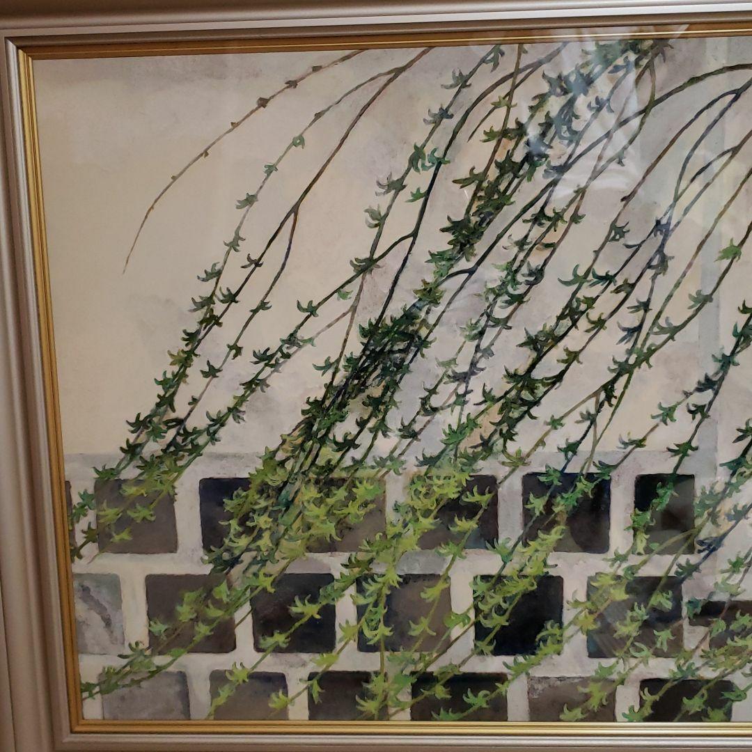 絵画　日本画　松本榮　倉敷の春