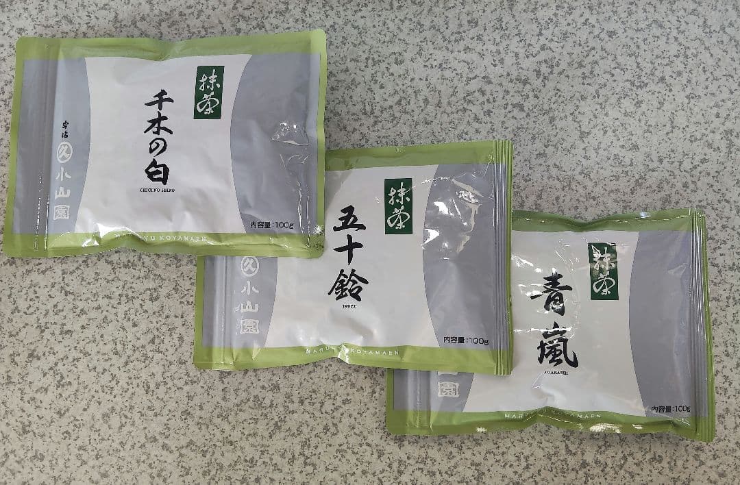 宇治 丸久小山園 抹茶 千木の白 五十鈴 青嵐 100g袋　2026/08期限