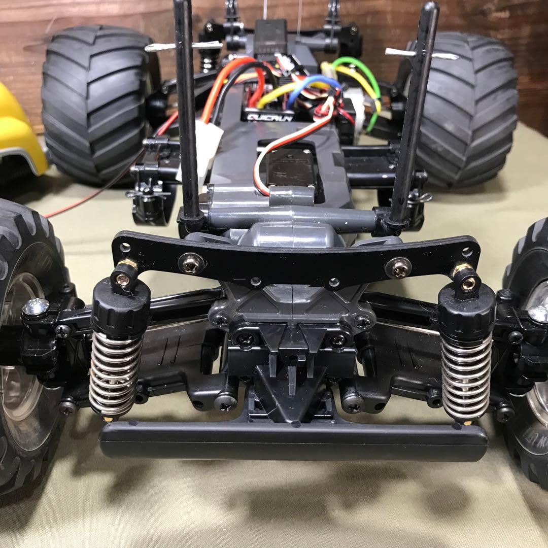 タミヤ　TL-01Bシャーシ　スカッシュバン　メカ付き