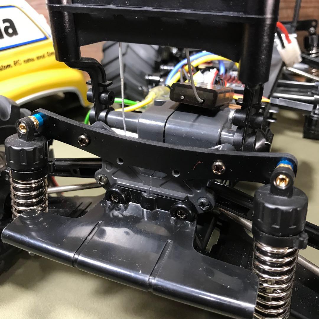 タミヤ　TL-01Bシャーシ　スカッシュバン　メカ付き