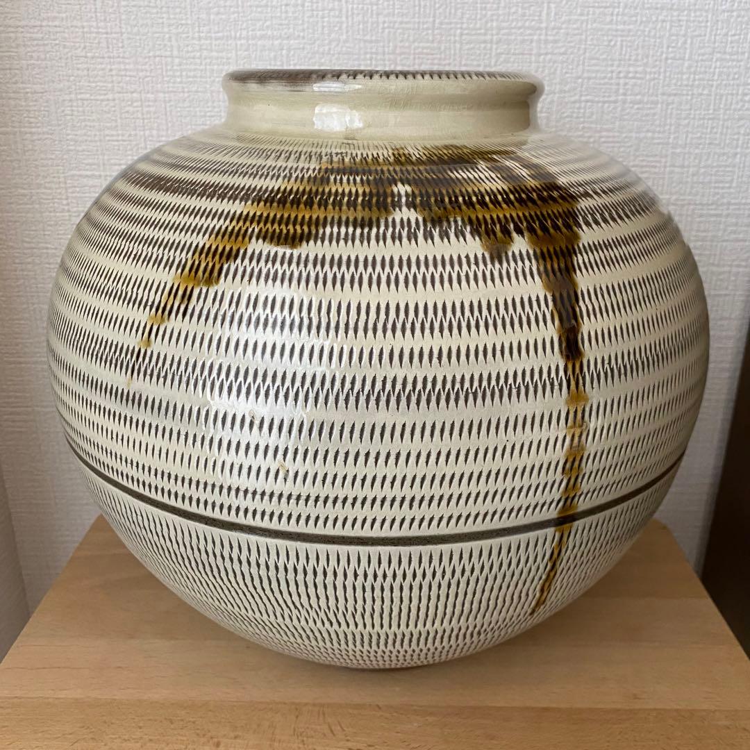 ⚫︎小石原焼　花瓶　工芸品　　　　　　　　リS