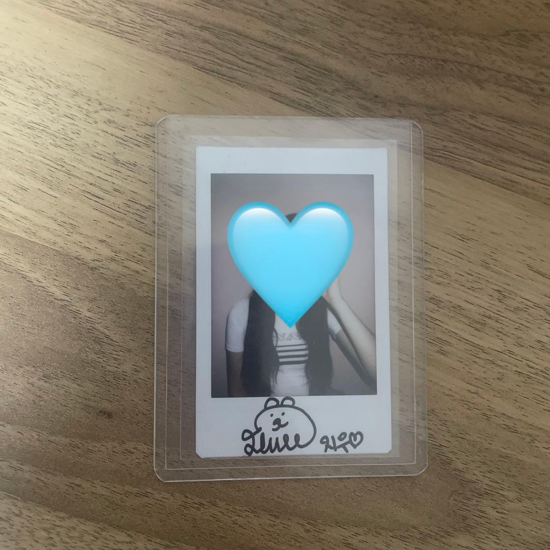 triples ジウ　直筆サイン　チェキ　ポラロイド