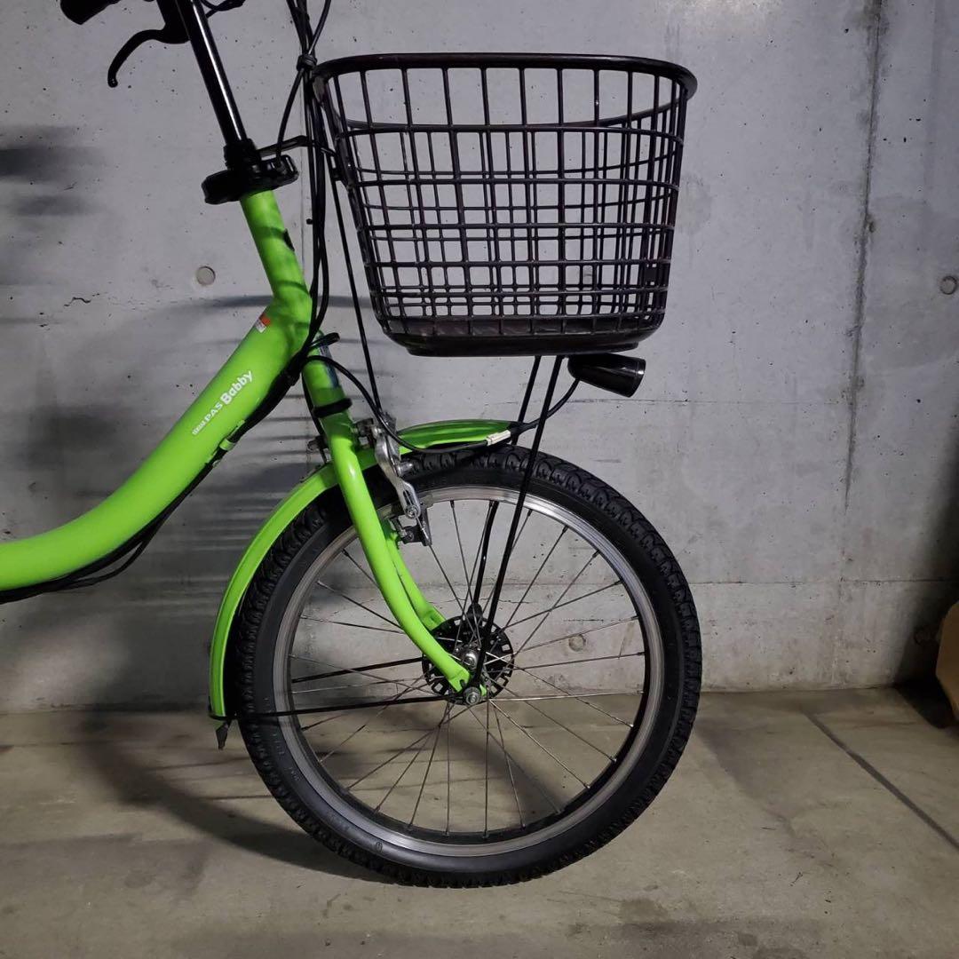 美品 送料込 大容量8.7Ah YAMAHAパスバビー 子供乗せ電動自転車